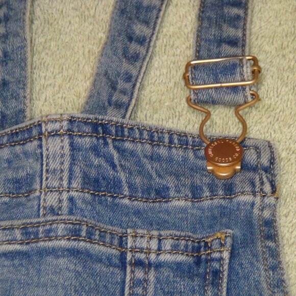 Universal Thread Women's Denim Overalls Sleeveless Skinny Med Wash Size 00 / 24R - Picture 6 of 14
